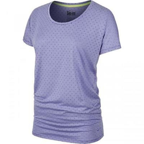 Nike Dri-Fit Touch Club Boyfriend Polka Dot Top - Picture 1 of 5